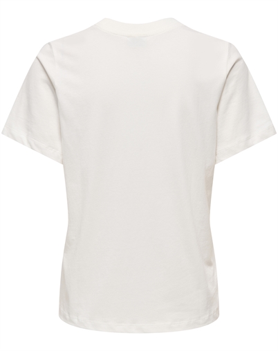 JDY - JDYPisa Print T-Shirt - Cloud Dancer/Lemon